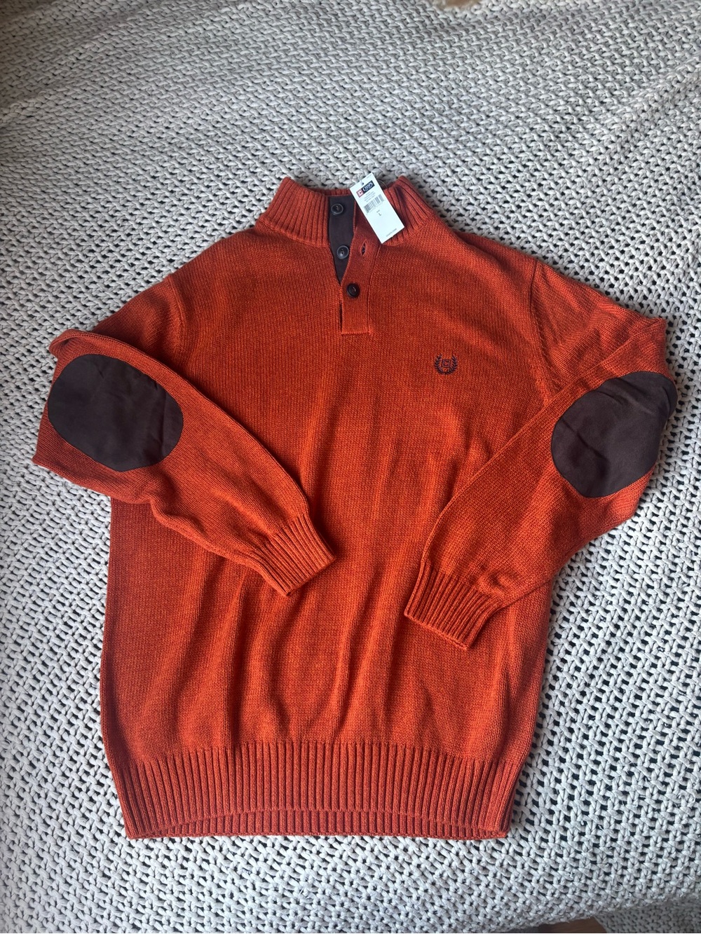 Champs Pullover Sweater with Elbow Patches